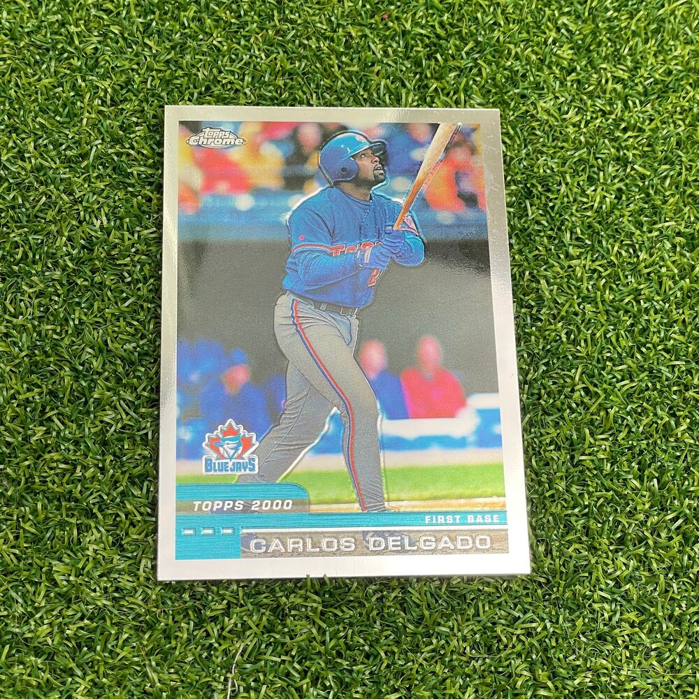 2000 Topps Chrome Carlos Delgado #93 Toronto Blue Jays